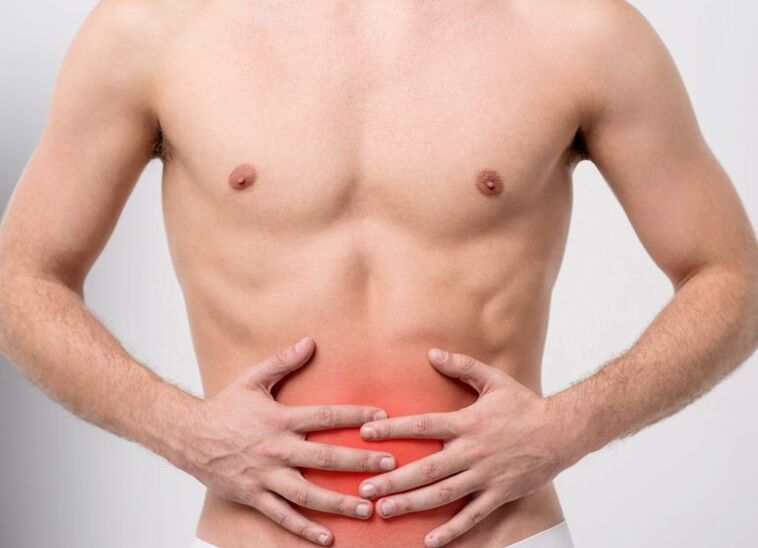 dor abdominal inferior na prostatite bacteriana crónica